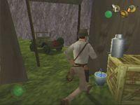 une photo d'Ã©cran de Indiana Jones and the Infernal Machine sur Nintendo 64